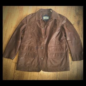 Hickey Freeman Leather Jacket X-Large